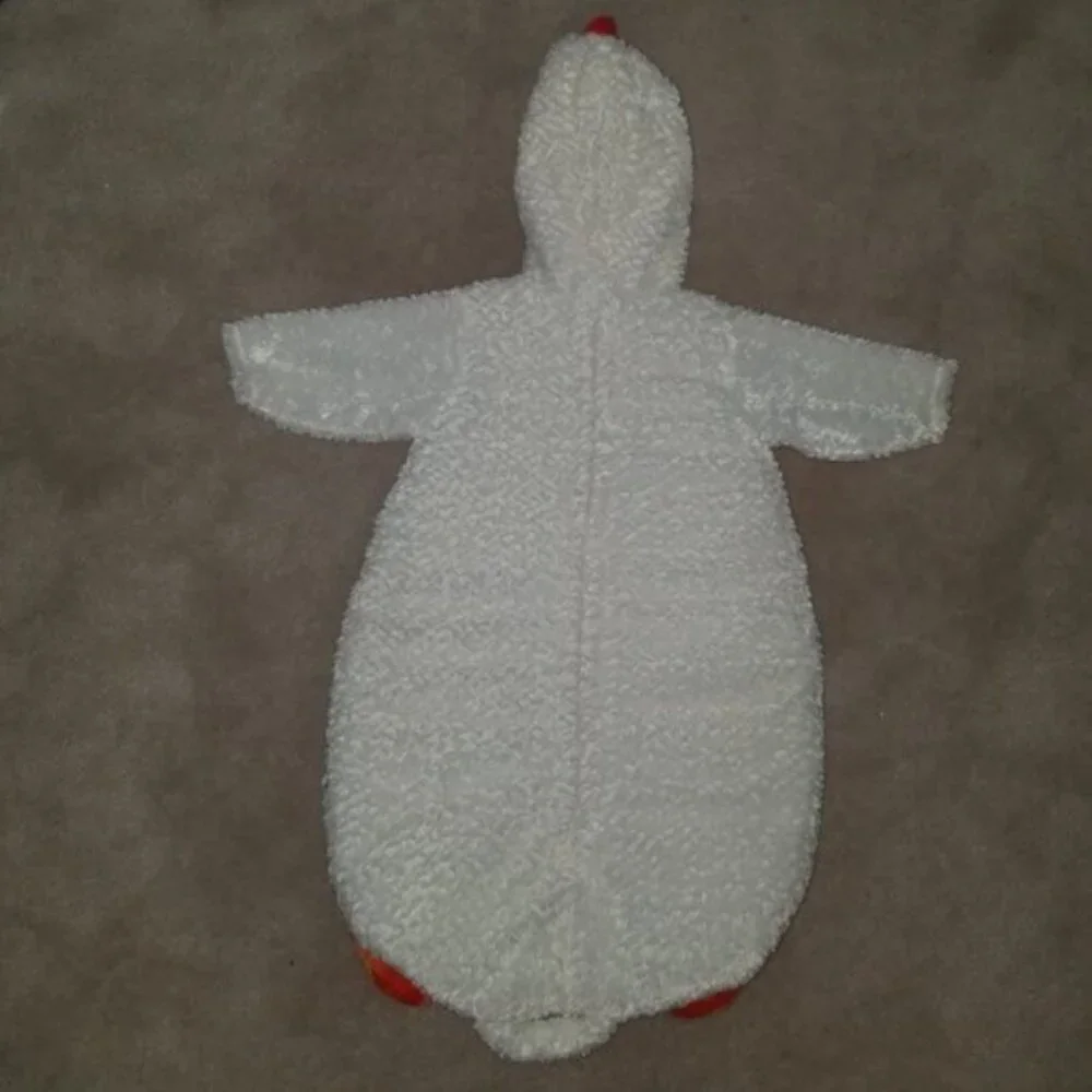 NWT Miniwear Chick Chicken Duck Baby Bunting Halloween Costume Easter 0-9 Months